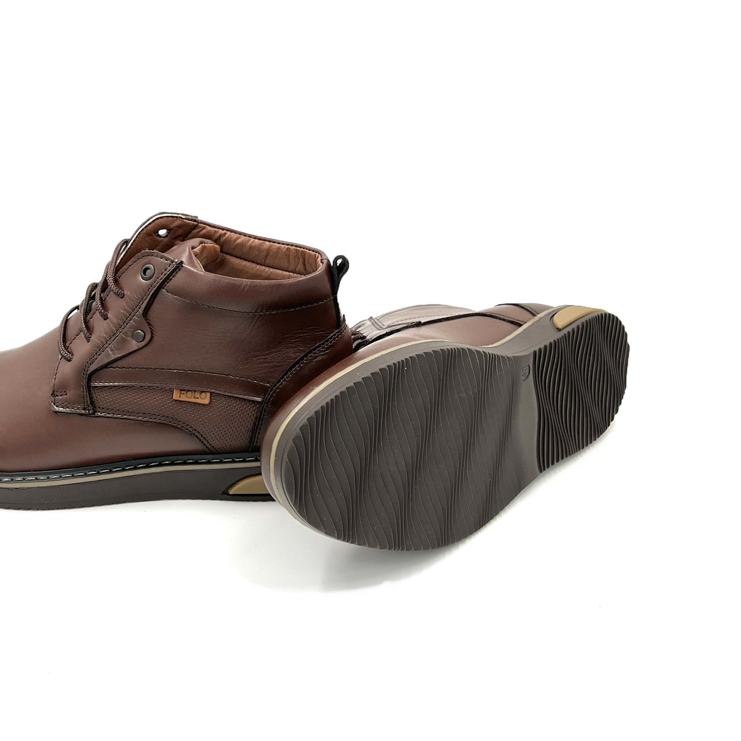 Folo - Bootine Marron en cuir - 460M