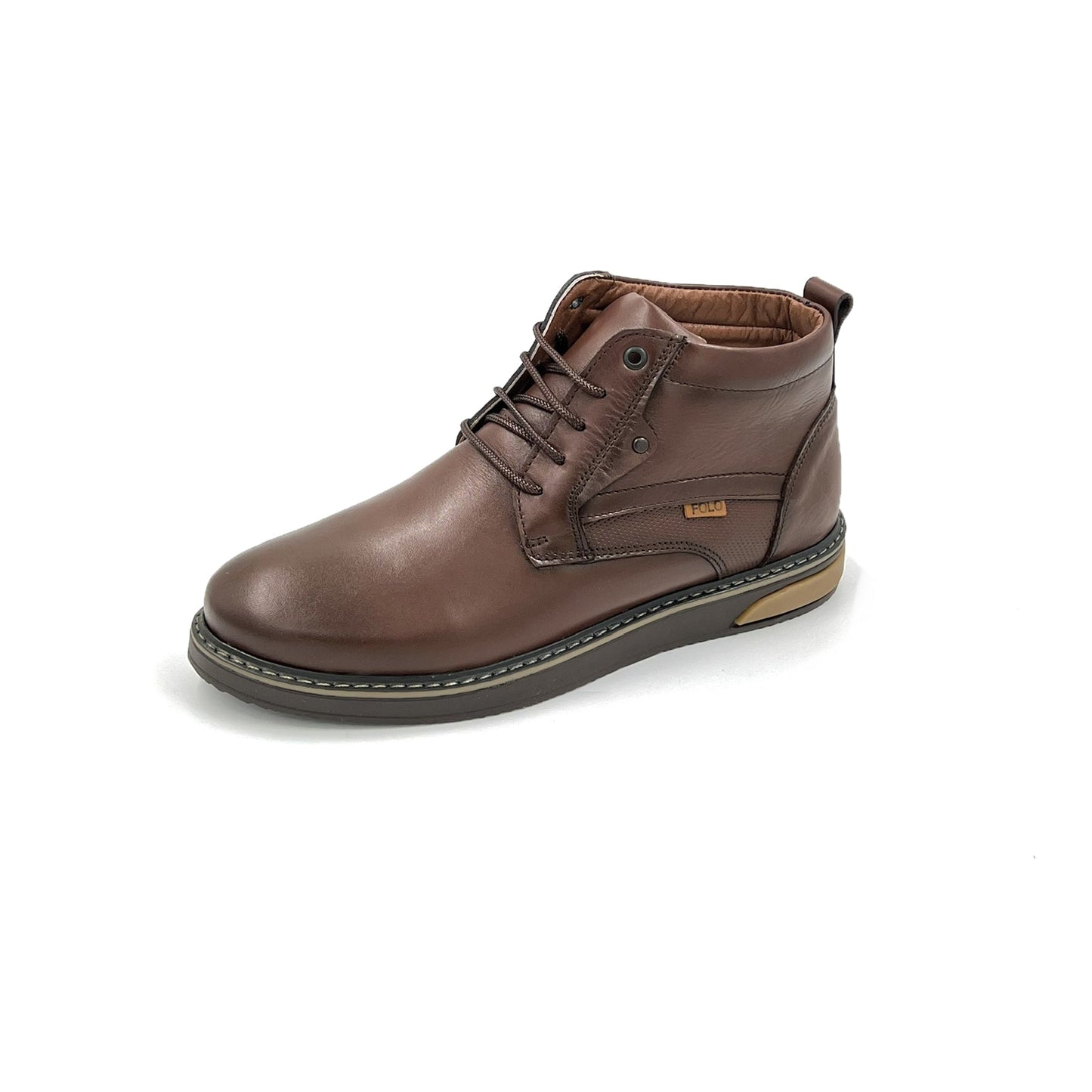 Folo - Bootine Marron en cuir - 460M