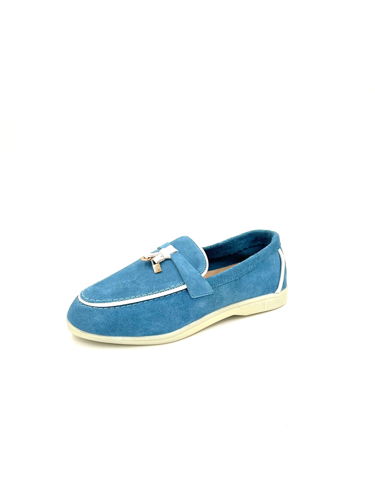 FOLO - Mocassin cuir en blue