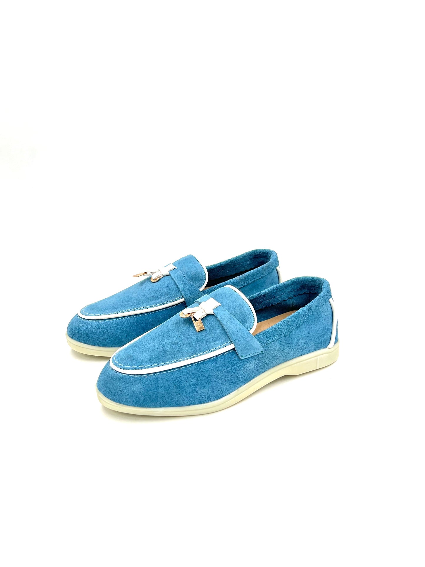 FOLO - Mocassin cuir en blue